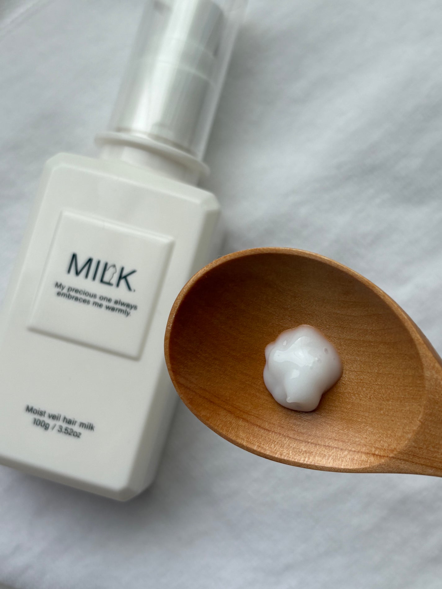 モイストヴェール ヘアミルク<無香料>/MILK./ヘアミルクを使ったクチコミ(2枚目)