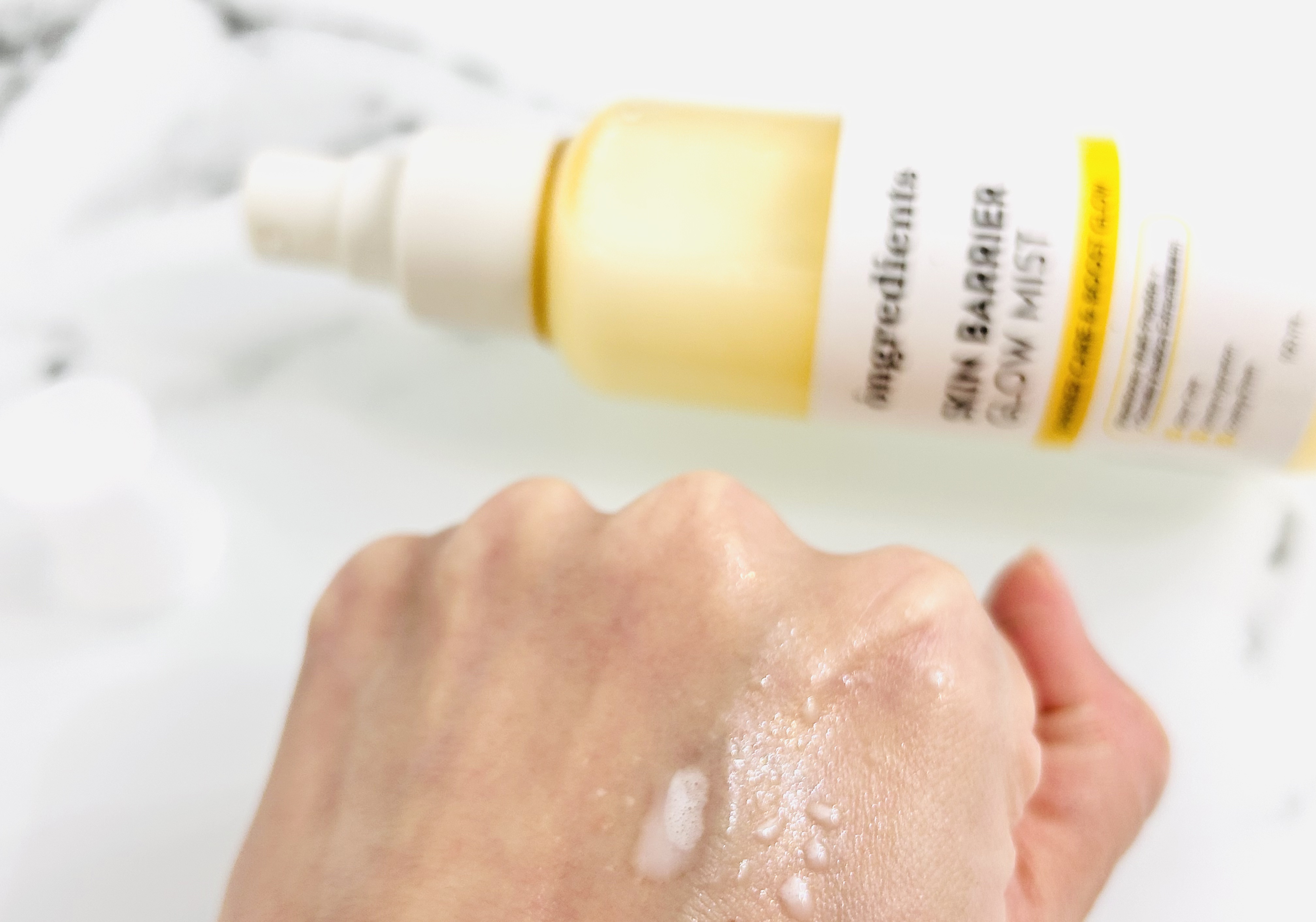 オングリディエンツ スキンバリアグローミスト/Ongredients/ミスト状化粧水を使ったクチコミ（2枚目）