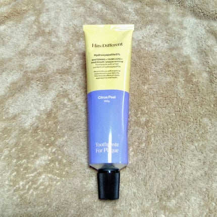 ヒッツディファレント トゥースペースト フォー プラーク/Hits Different/歯磨き粉を使ったクチコミ(2枚目)