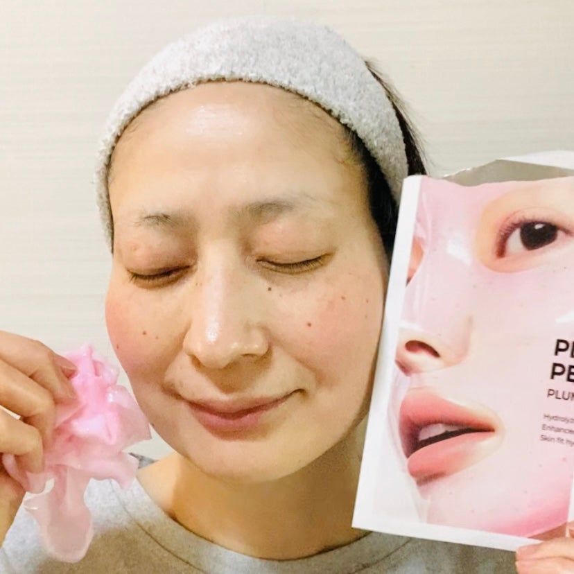 プラム ペプチド プランピング ゲルマスク/Isntree/シートマスク・パックを使ったクチコミ(5枚目)