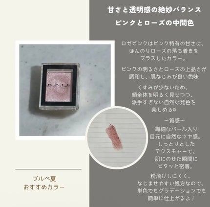 アイプランナー/excel/単色アイシャドウを使ったクチコミ(3枚目)