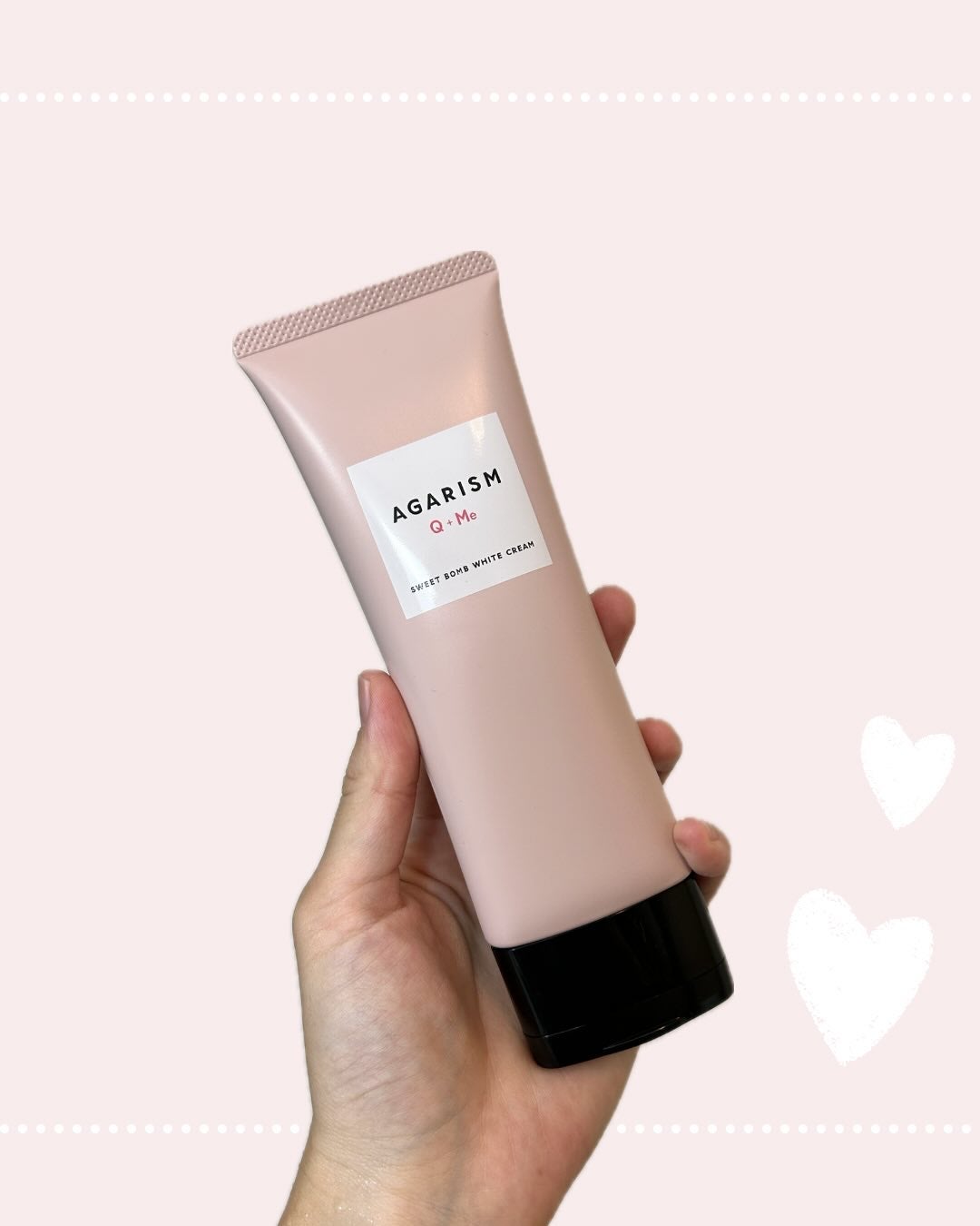 キューミースウィートボムホワイトクリーム/AGARISM/ボディクリームを使ったクチコミ(1枚目)