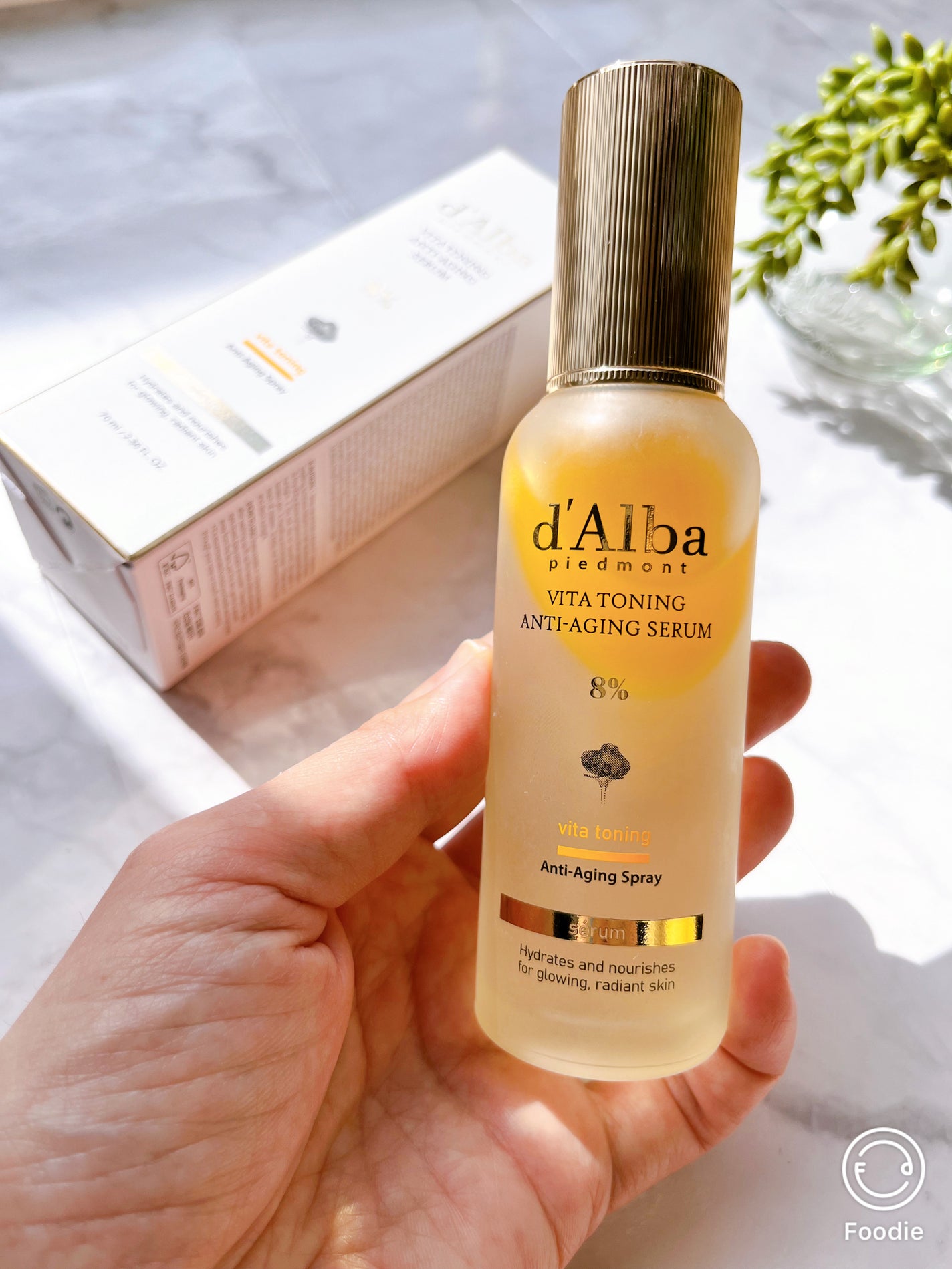 ビタトーニングアンチエイジングスプレーセラム8%/ダルバ/美容液を使ったクチコミ(3枚目)