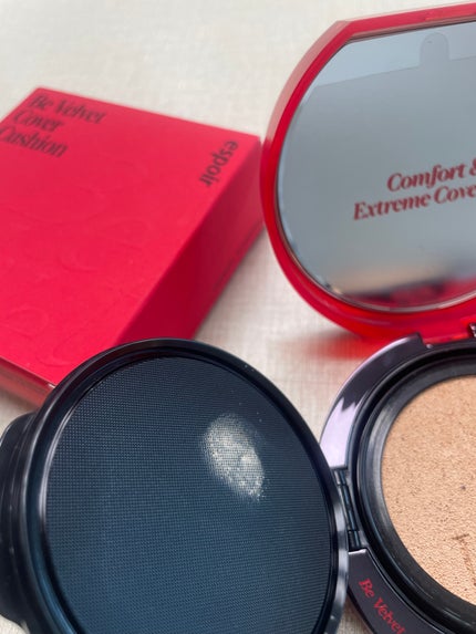 ビーベルベット カバークッション/espoir/クッションファンデーションを使ったクチコミ(2枚目)