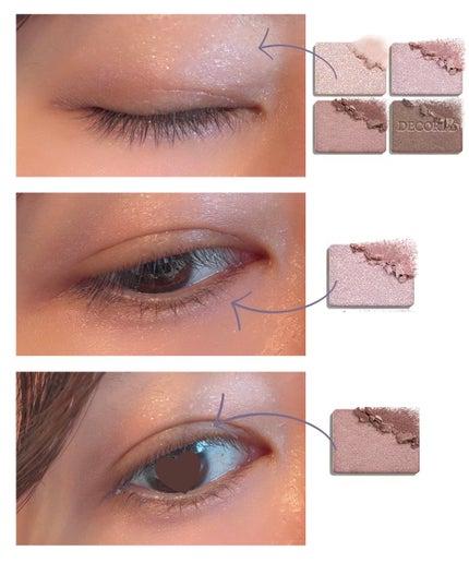 コスメデコルテ スキンシャドウ デザイニング パレット/DECORTÉ/アイシャドウパレットを使ったクチコミ(3枚目)