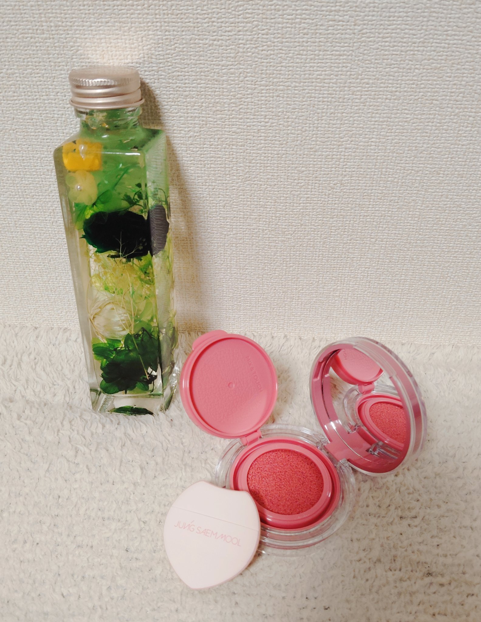 アーティストクッションブラッシュ/JUNG SAEM MOOL/リキッドチークを使ったクチコミ（2枚目）