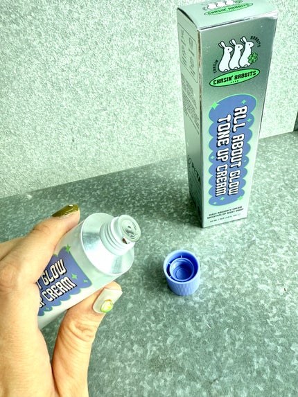 オールアバウトグロウトーンアップクリーム/CHASIN'RABBITS/化粧下地を使ったクチコミ(3枚目)