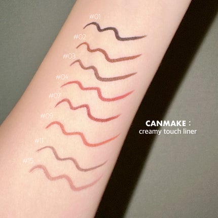 クリーミータッチライナー/キャンメイク/ジェルアイライナーを使ったクチコミ(9枚目)