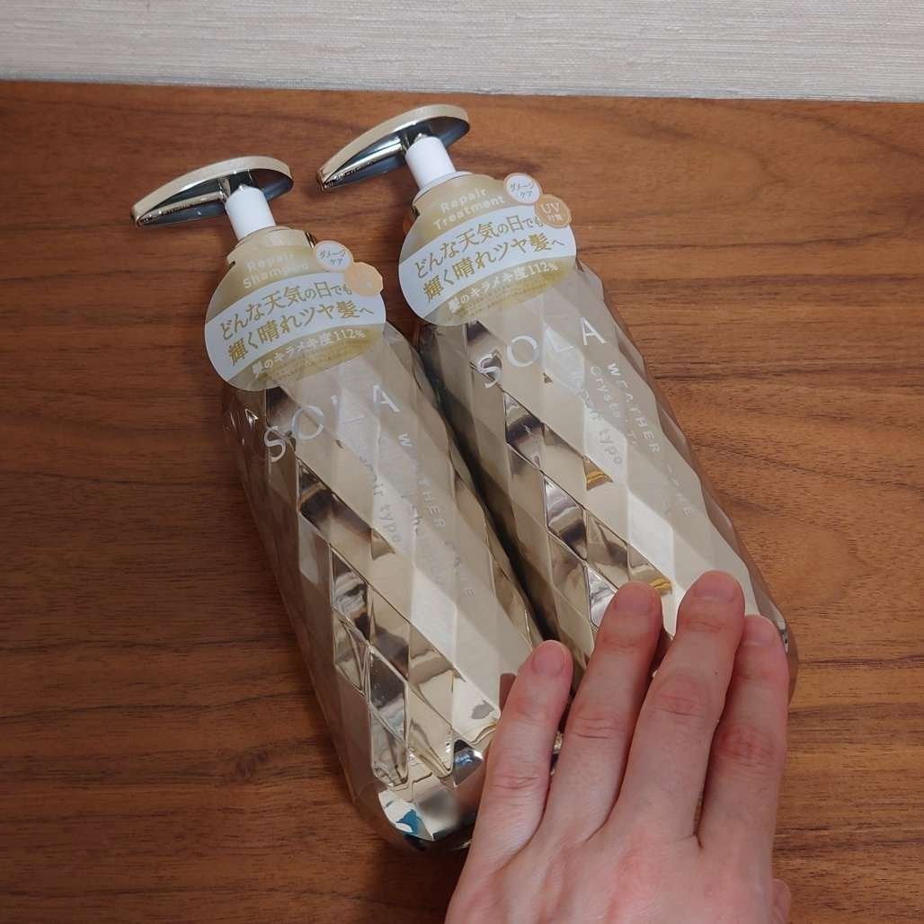 ソラ ウェザーケア クリスタル シャンプー/ヘアトリートメント リペアタイプ/SOLA WEATHER CARE/市販シャンプーを使ったクチコミ(1枚目)