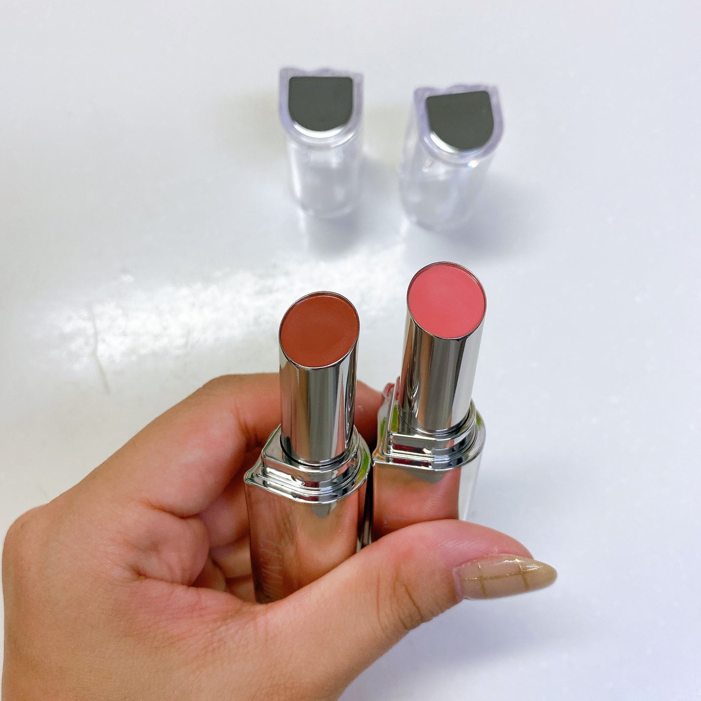 MELTING FIT SHINE BALM/Lummir/口紅を使ったクチコミ(1枚目)