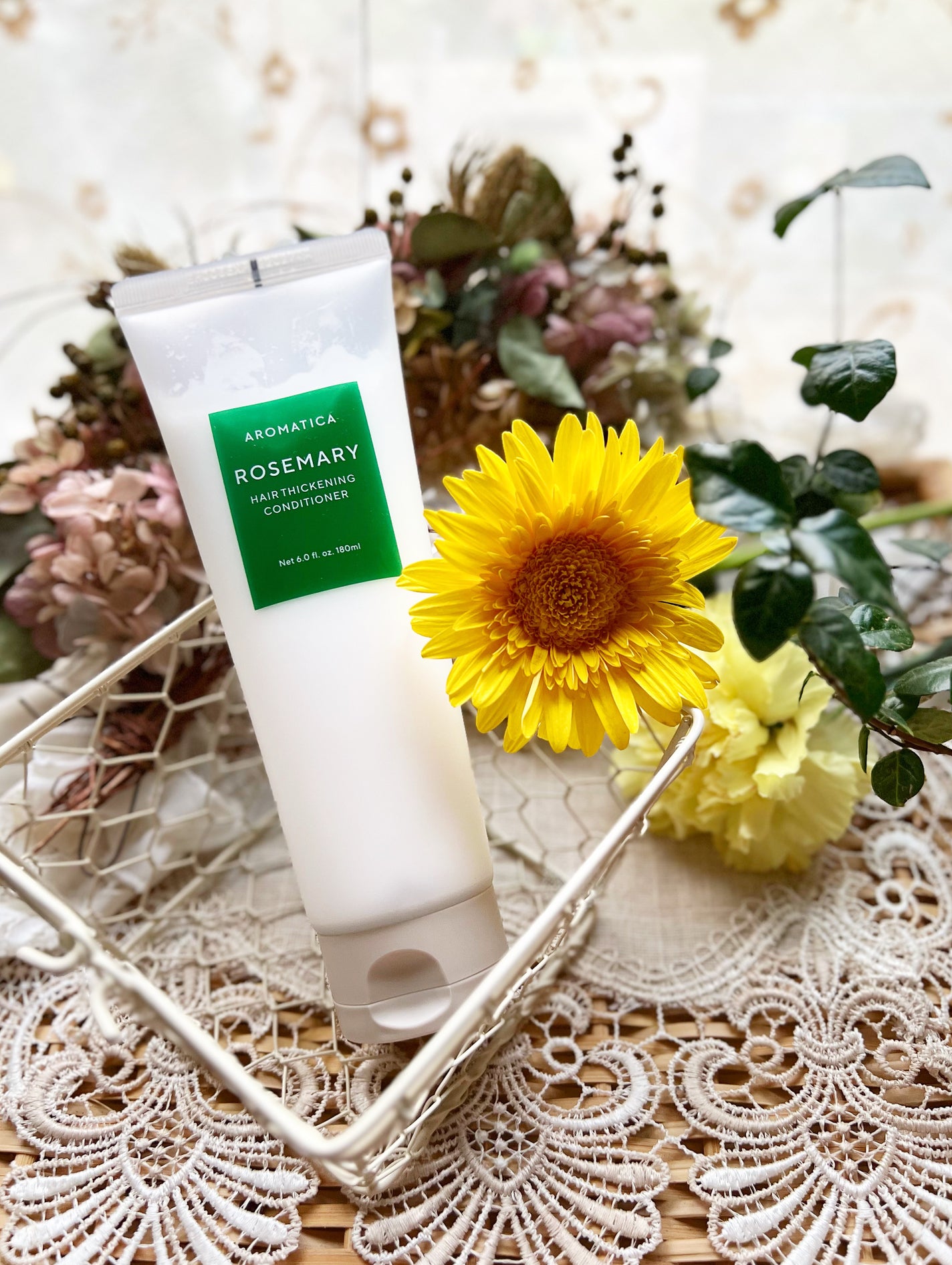 ローズマリー ヘアーシックニングコンディショナー/AROMATICA/コンディショナー単品を使ったクチコミ(6枚目)