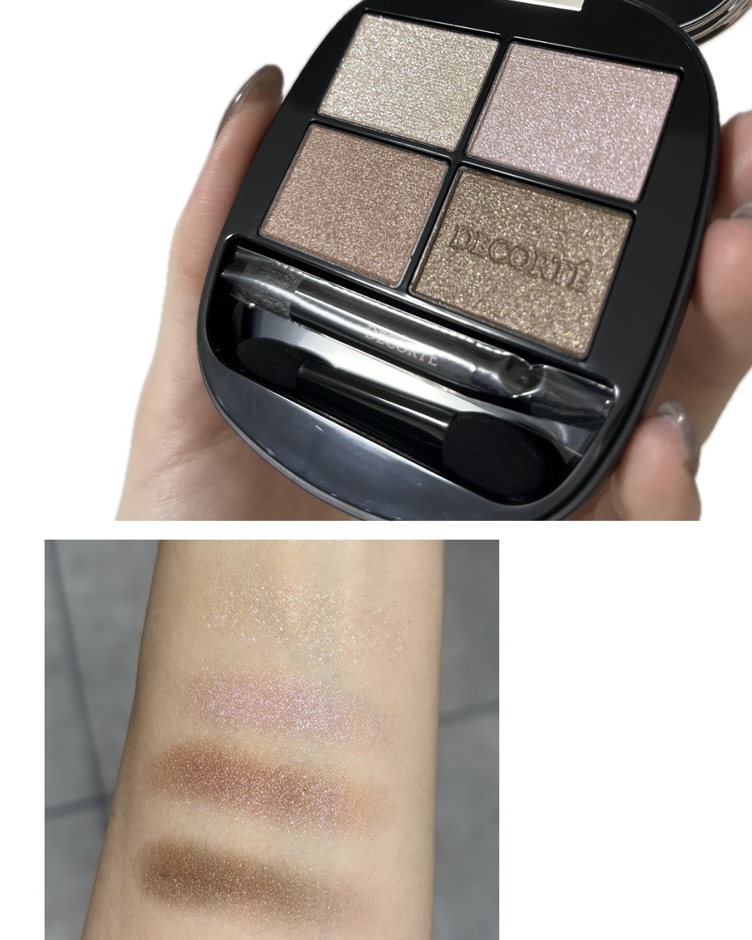 スキンシャドウ デザイニング パレット/DECORTÉ/アイシャドウパレットを使ったクチコミ（2枚目）