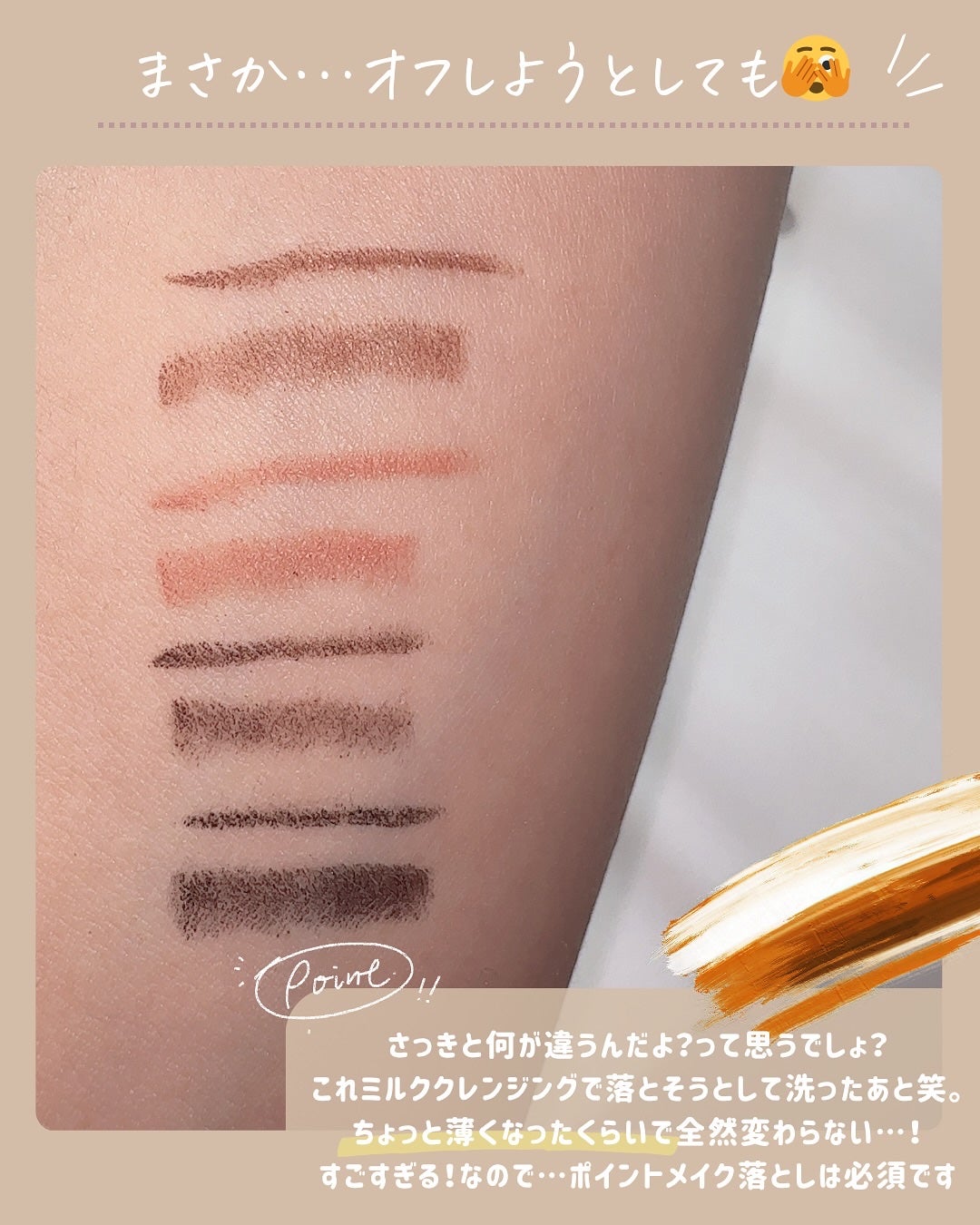 絵画ジェルアイライナー/MilleFée/ジェルアイライナーを使ったクチコミ(5枚目)