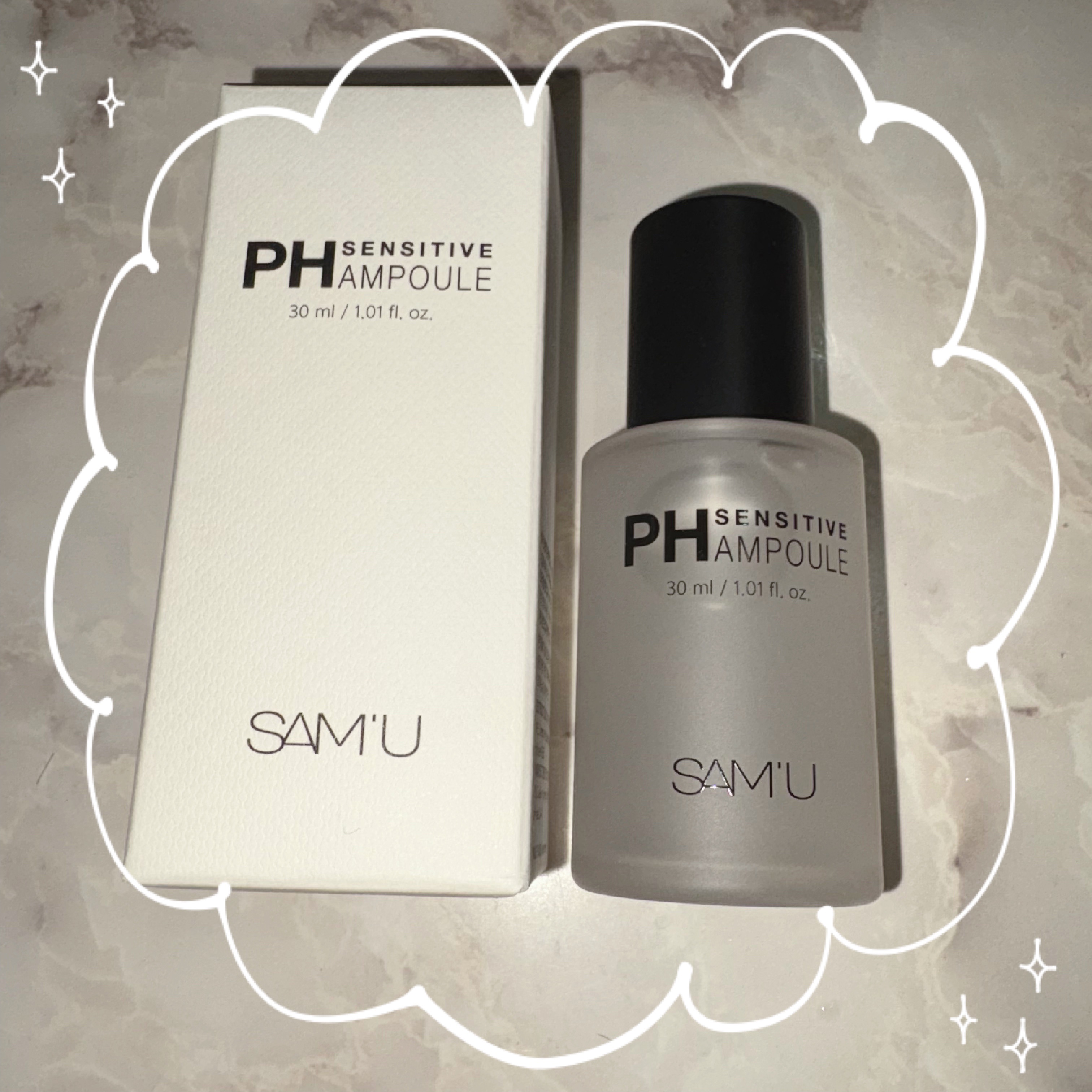 PHセンシティブアンプル/SAM'U/美容液を使ったクチコミ（1枚目）