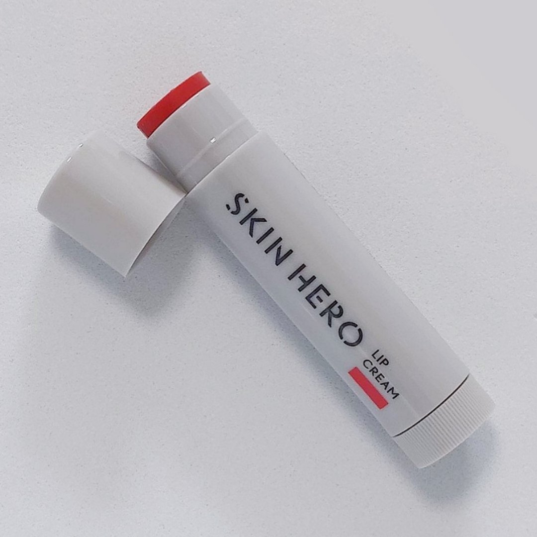 スキンヒーロー　顔色改善リップクリーム/スキンヒーロー/リップクリームを使ったクチコミ（2枚目）