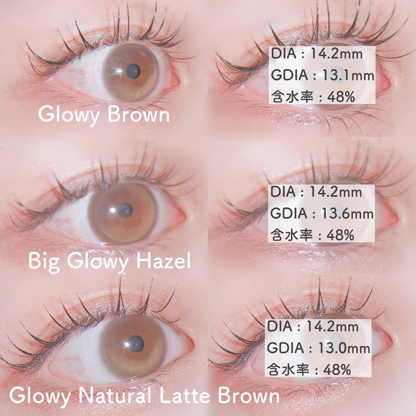 Glowy 1day/OLENS/ワンデー(1DAY)カラコンを使ったクチコミ(2枚目)