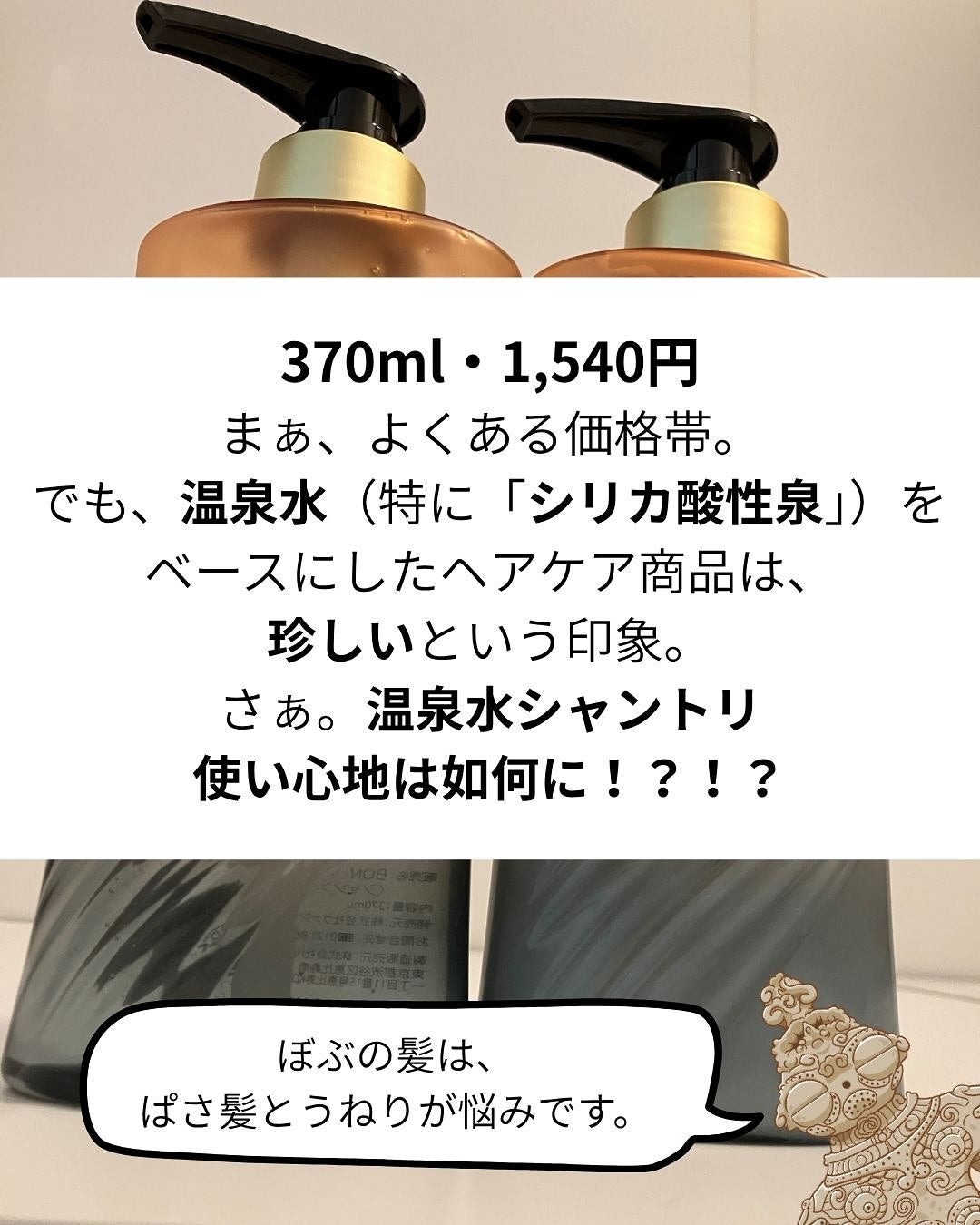 ボンリペア シャンプー/トリートメント/bonparme/シャンプー・コンディショナーを使ったクチコミ(2枚目)