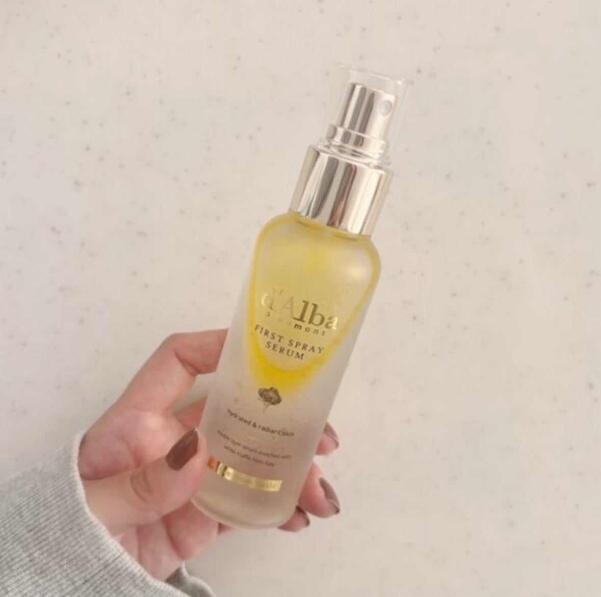 ダルバ ホワイトトリュフファーストスプレーセラム/ダルバ/ミスト状化粧水を使ったクチコミ(1枚目)