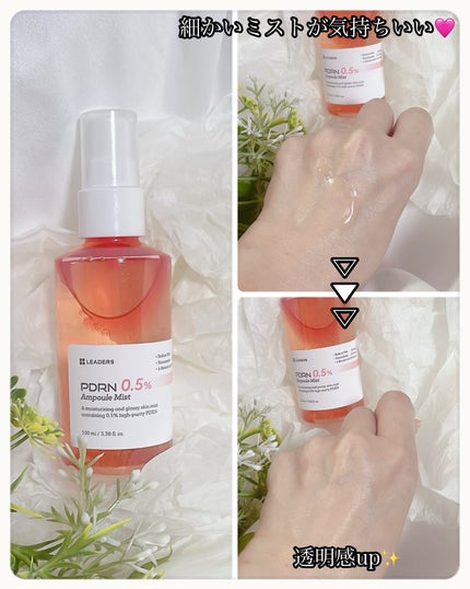 PDRN 0.5%アンプルミスト/LEADERS/ミスト状化粧水を使ったクチコミ(2枚目)
