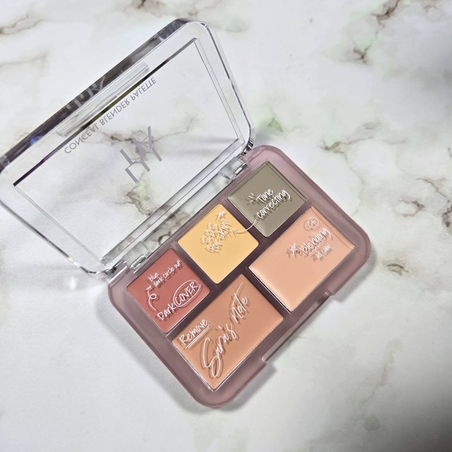 コンシールブレンダーパレット/LUNA/パレットコンシーラーを使ったクチコミ（2枚目）