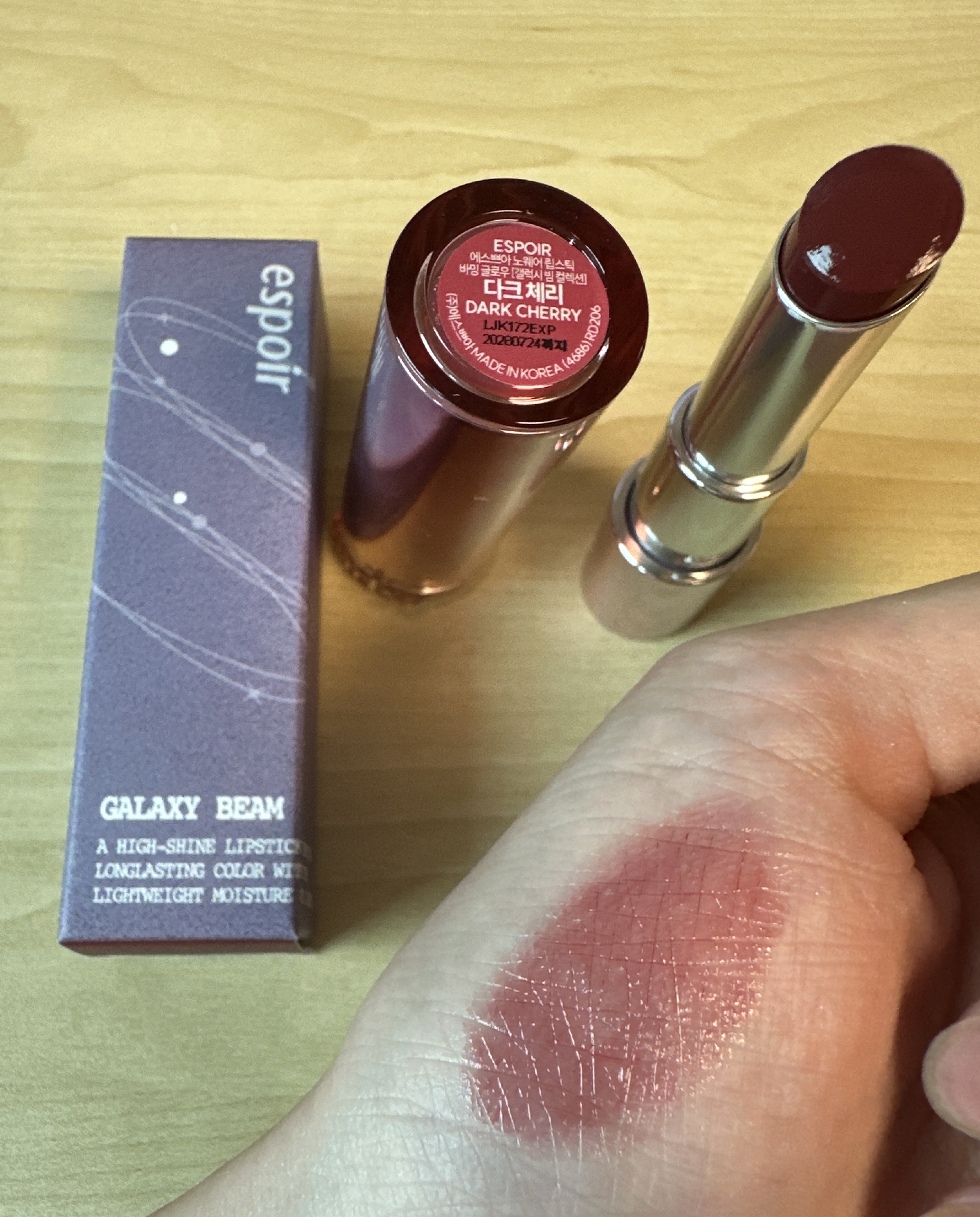 ノーウェアリップスティック バーミンググロー/espoir/口紅を使ったクチコミ（3枚目）