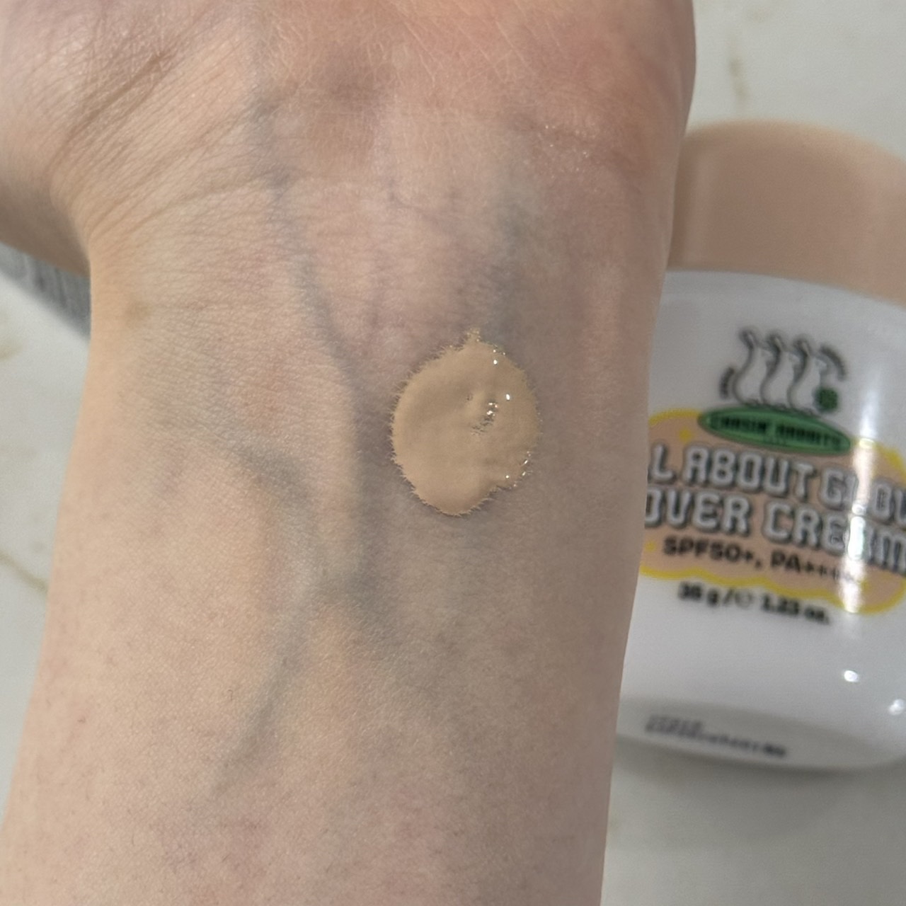 オールアバウトグロウカバークリーム/CHASIN'RABBITS/日焼け止めクリームを使ったクチコミ（2枚目）