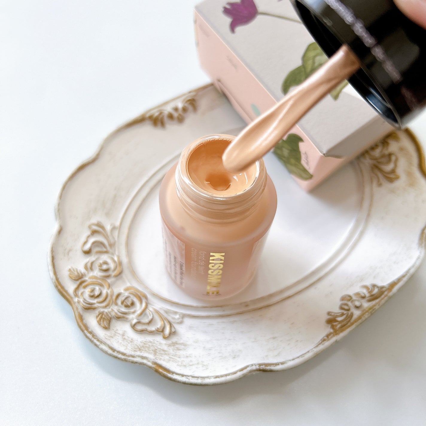 キスミレ ファンデーション クリーム/ワトゥサ/クリーム・エマルジョンファンデーションを使ったクチコミ(2枚目)