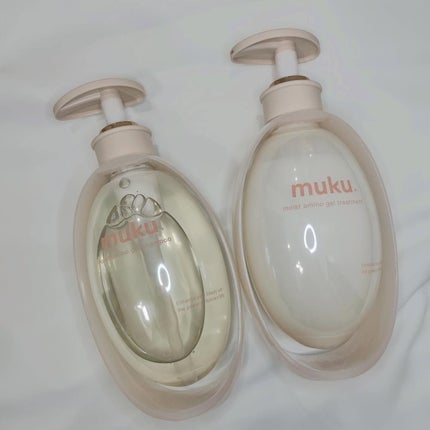 ムク+ モイスト アミノジェル シャンプー/ヘアトリートメント/muku+/市販シャンプーを使ったクチコミ(1枚目)