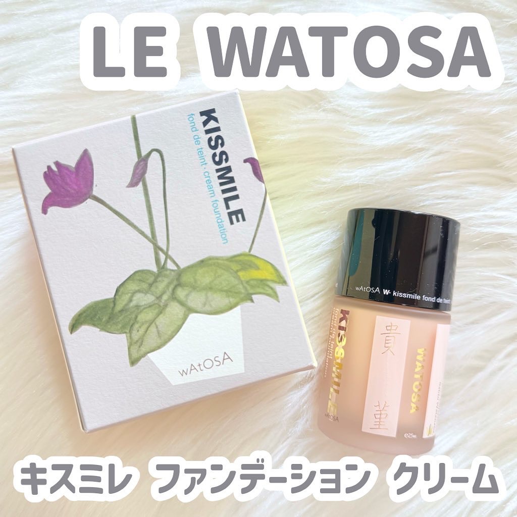 キスミレ ファンデーション クリーム/ワトゥサ/クリーム・エマルジョンファンデーションを使ったクチコミ（1枚目）