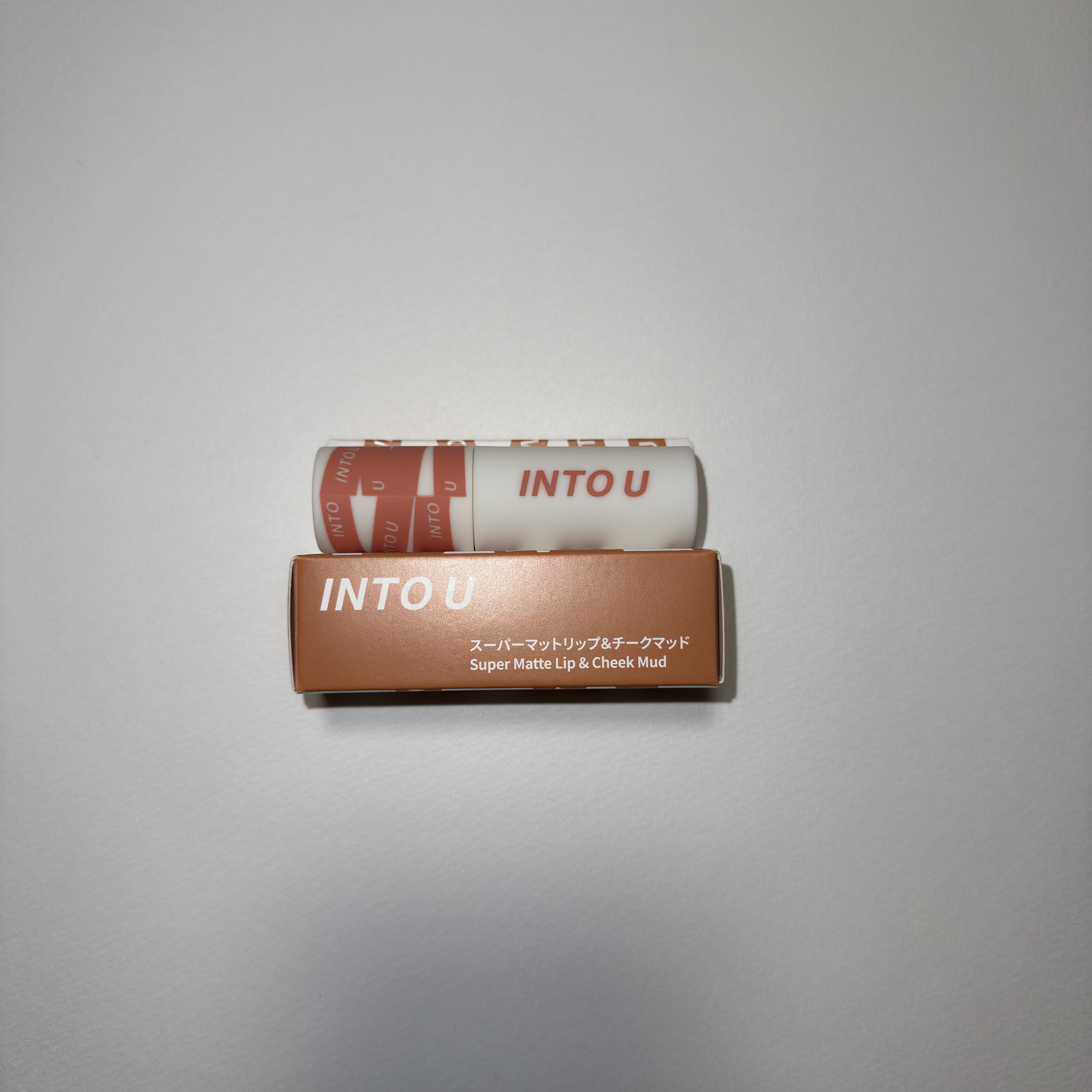 スーパーマットリップ＆チークマッド/INTO U/口紅を使ったクチコミ（1枚目）
