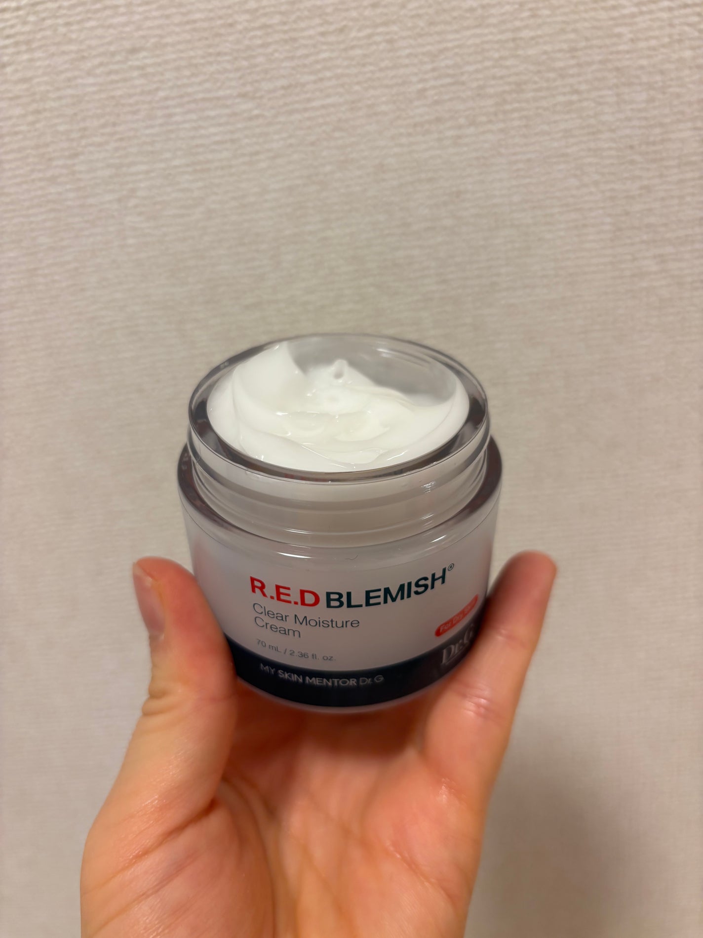レッドブレミッシュ クリアモイスチャークリーム/Dr.G/フェイスクリームを使ったクチコミ(3枚目)
