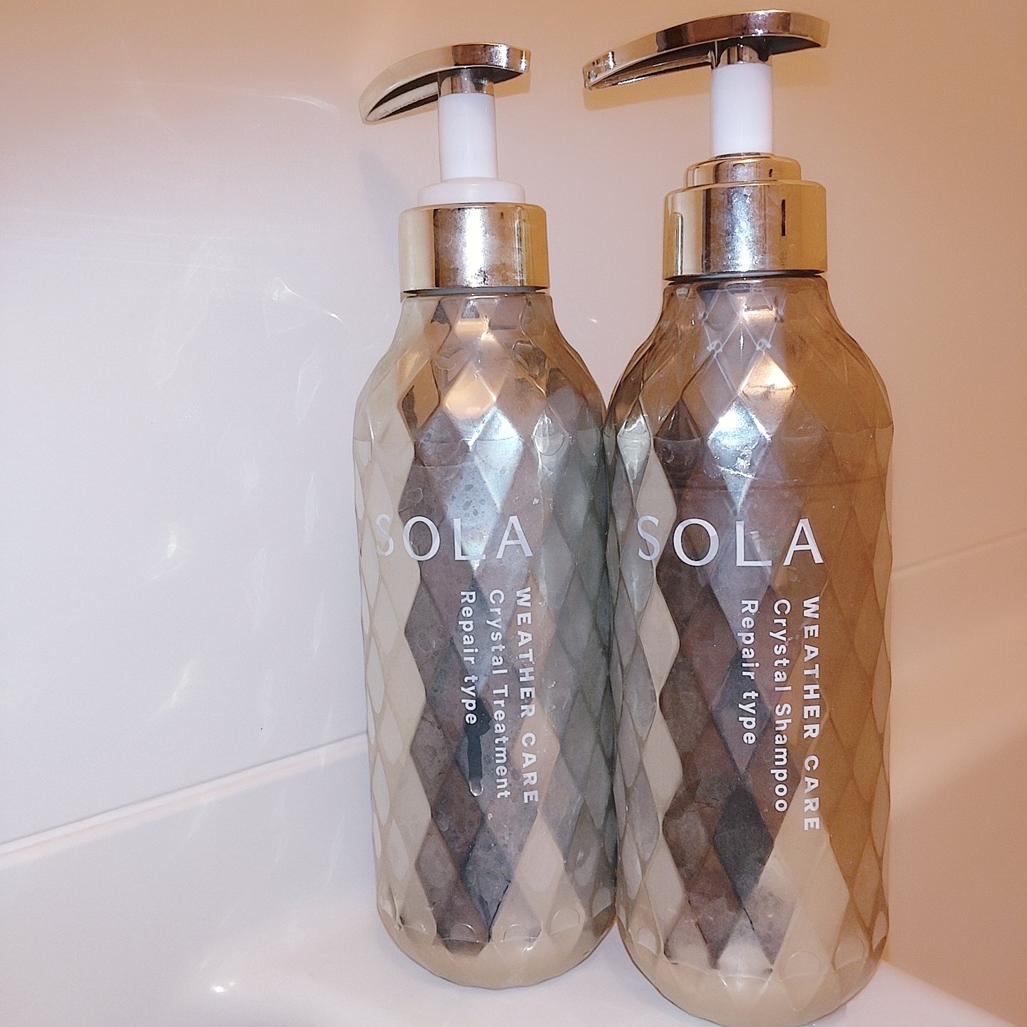 ソラ ウェザーケア クリスタル シャンプー/ヘアトリートメント リペアタイプ/SOLA WEATHER CARE/市販シャンプーを使ったクチコミ（1枚目）
