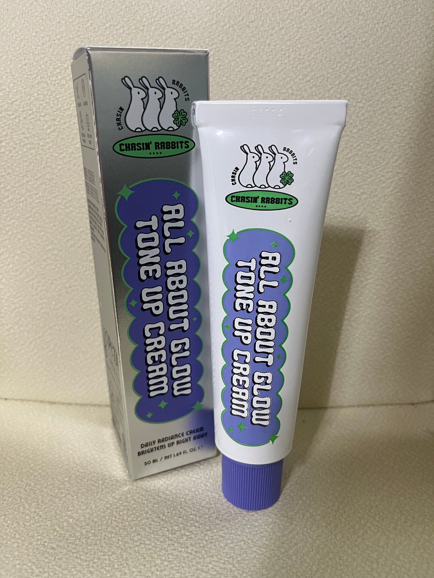 オールアバウトグロウトーンアップクリーム/CHASIN'RABBITS/化粧下地を使ったクチコミ(1枚目)