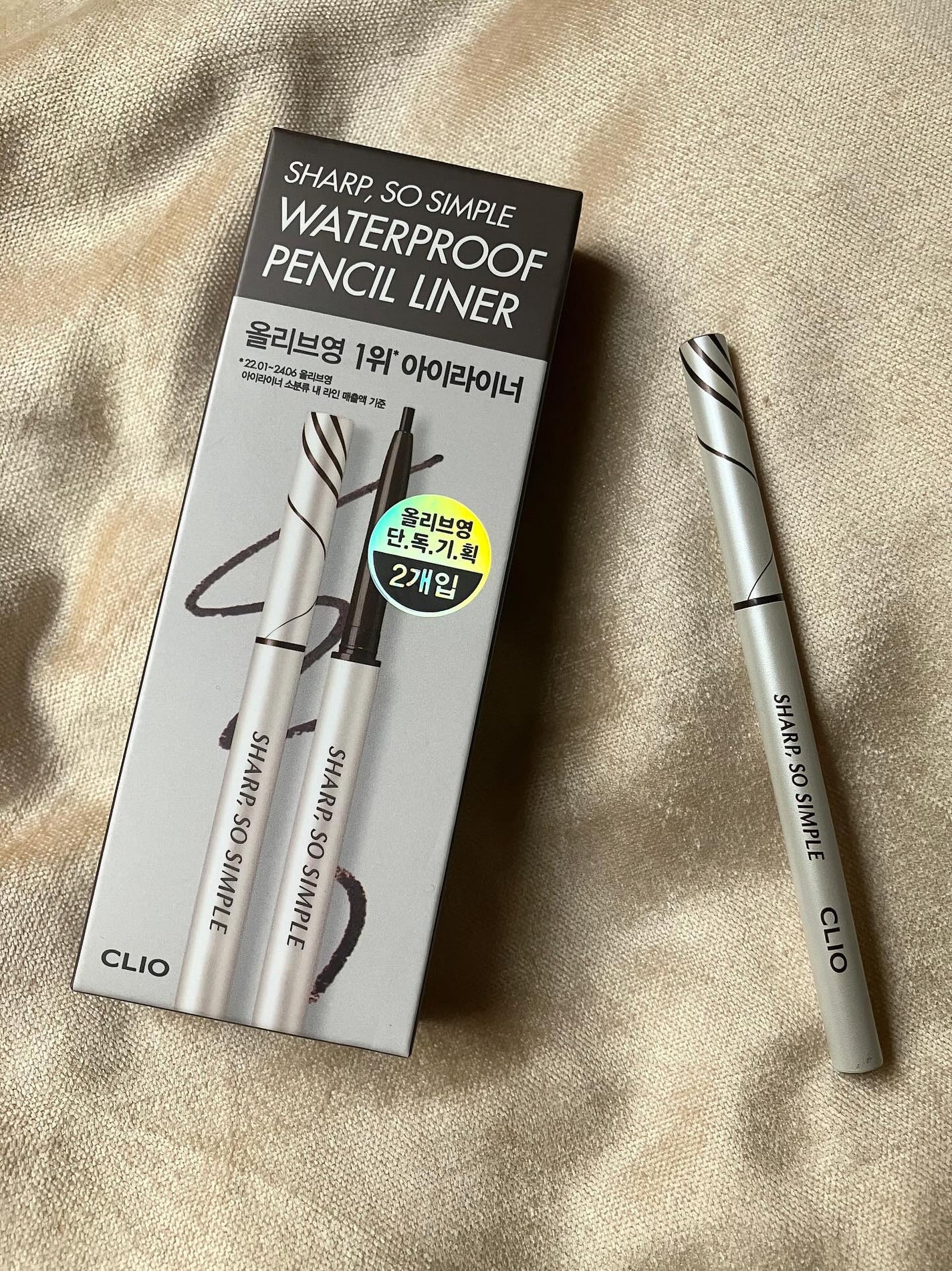 シャープ ソ シンプル ウォータープルーフ ペンシル ライナー/CLIO/ペンシルアイライナーを使ったクチコミ(1枚目)