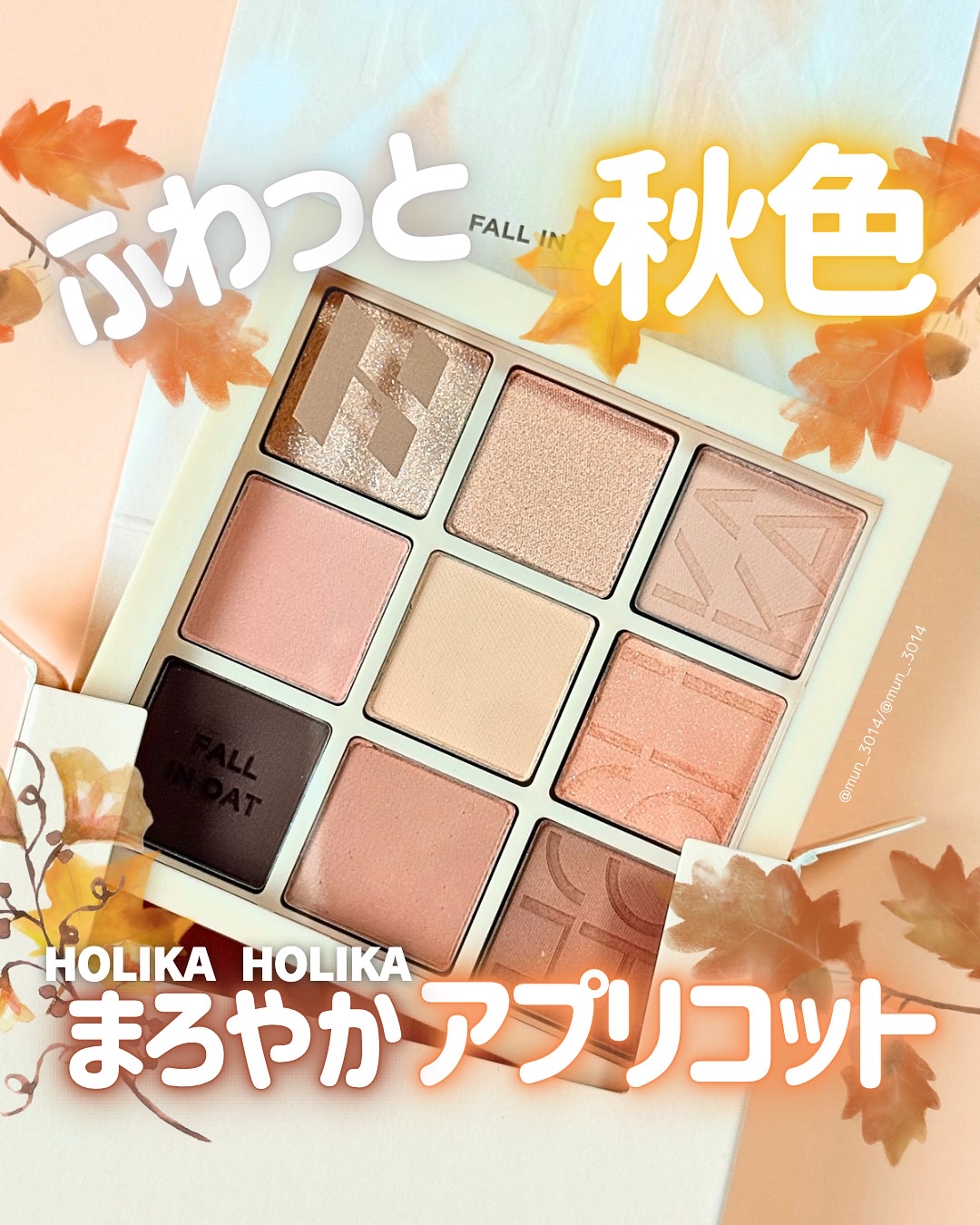 マイフェイブムードアイパレット 9カラー/HOLIKA HOLIKA/アイシャドウパレットを使ったクチコミ（1枚目）