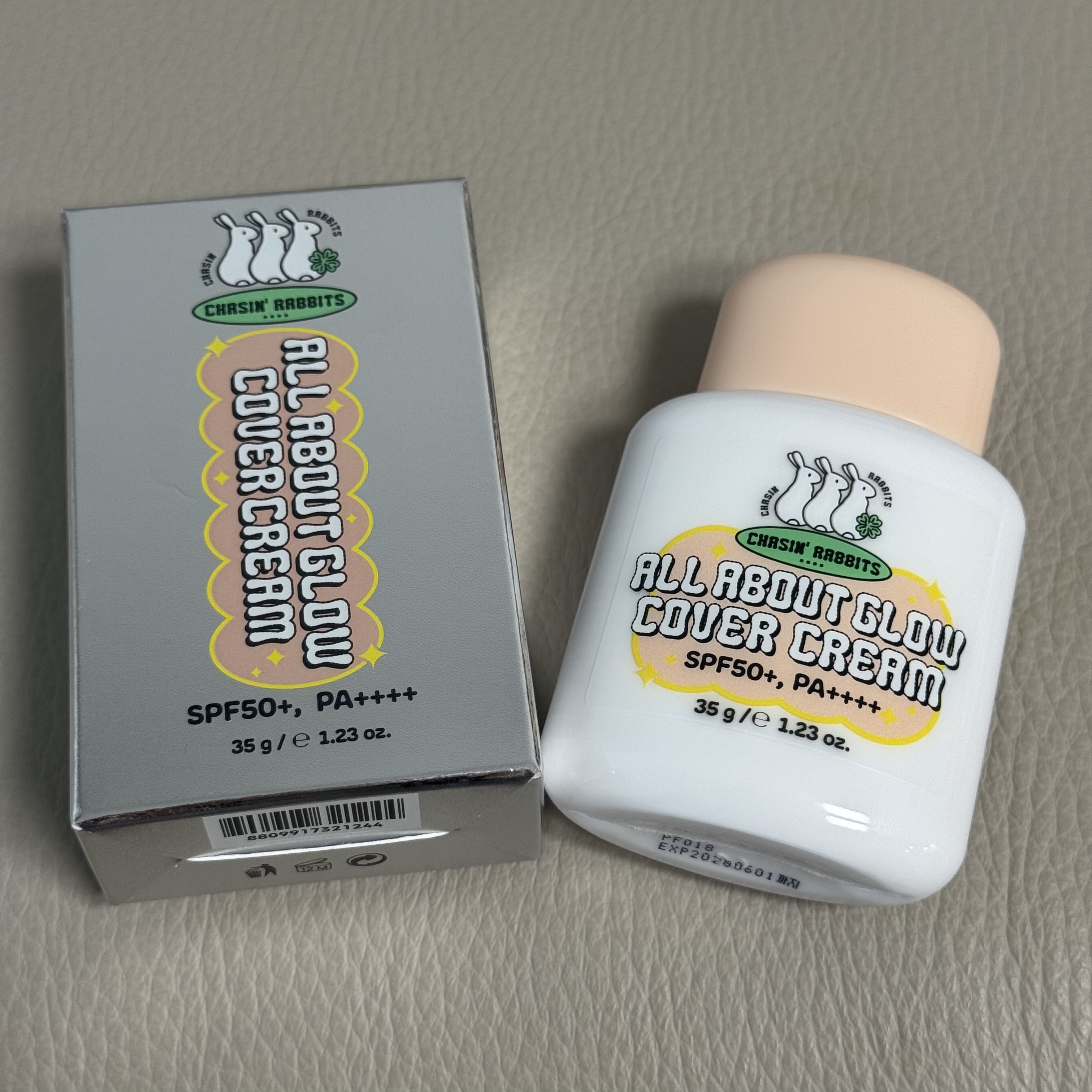 オールアバウトグロウカバークリーム/CHASIN'RABBITS/日焼け止めクリームを使ったクチコミ（1枚目）