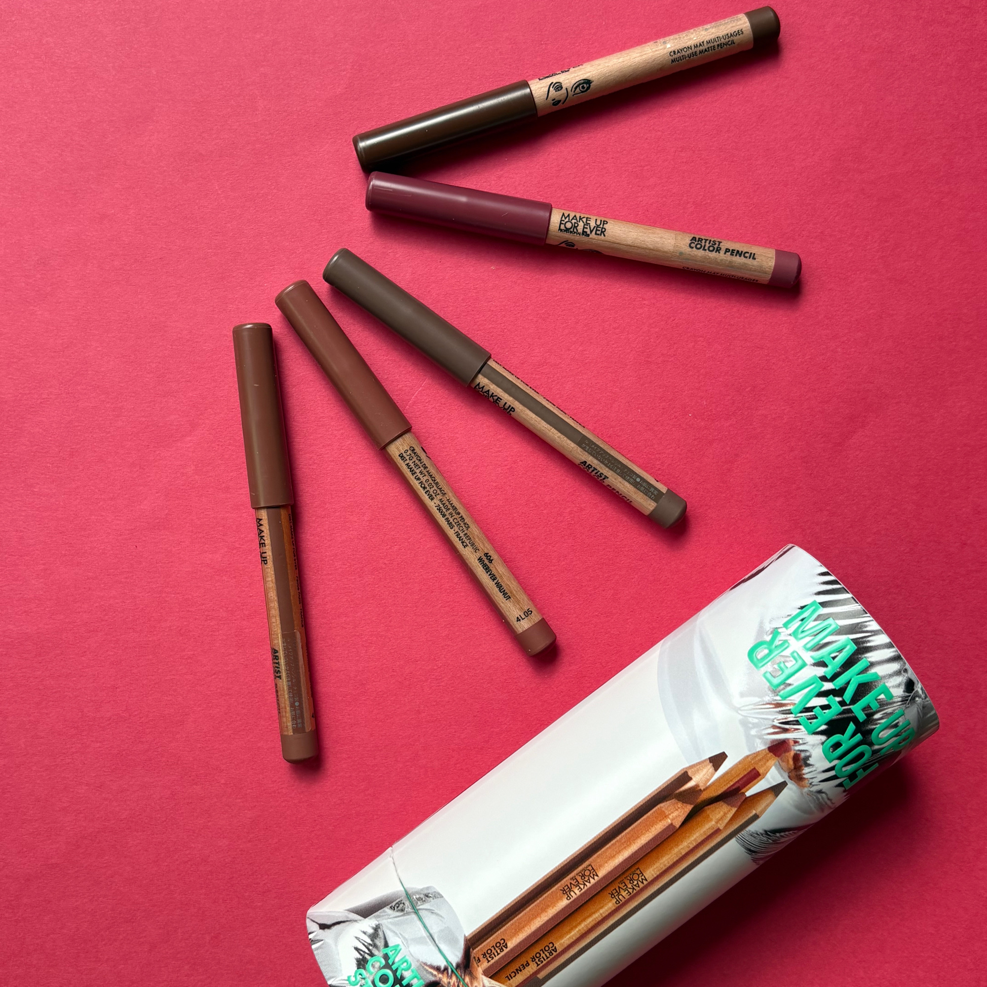 アーティストカラーペンシル ステラー セット/MAKE UP FOR EVER/メイクアップキットを使ったクチコミ（2枚目）