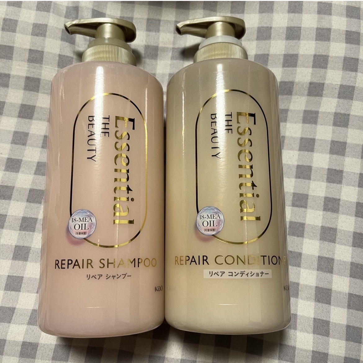 ザビューティ リペアシャンプー・コンディショナー/エッセンシャル/市販シャンプーを使ったクチコミ（2枚目）