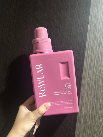 ReWEAR 再生柔軟剤 クラシックローズ&ムスクのクチコミ「ReWEAR
再生柔軟剤 クラシックローズ&ムスク
甘すぎずすごくいい香りでした!!
タオル.....」(1枚目)