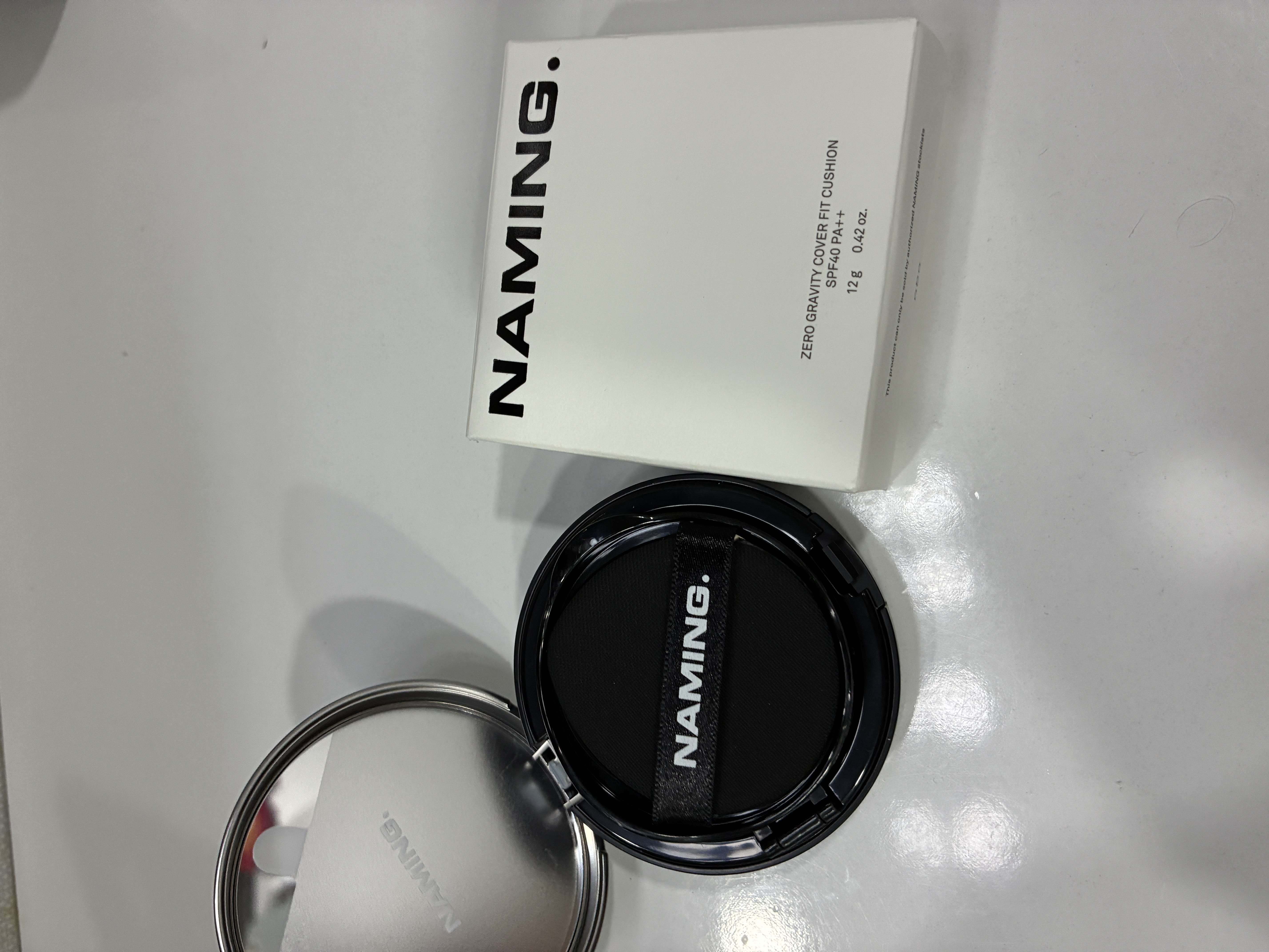 ネーミング ゼログラビティ カバーフィットクッション/NAMING./クッションファンデーションを使ったクチコミ（1枚目）