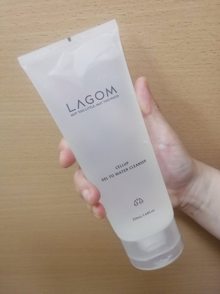 ラゴム ジェルトゥウォーター クレンザー(朝用洗顔)/LAGOM /その他洗顔料を使ったクチコミ(1枚目)