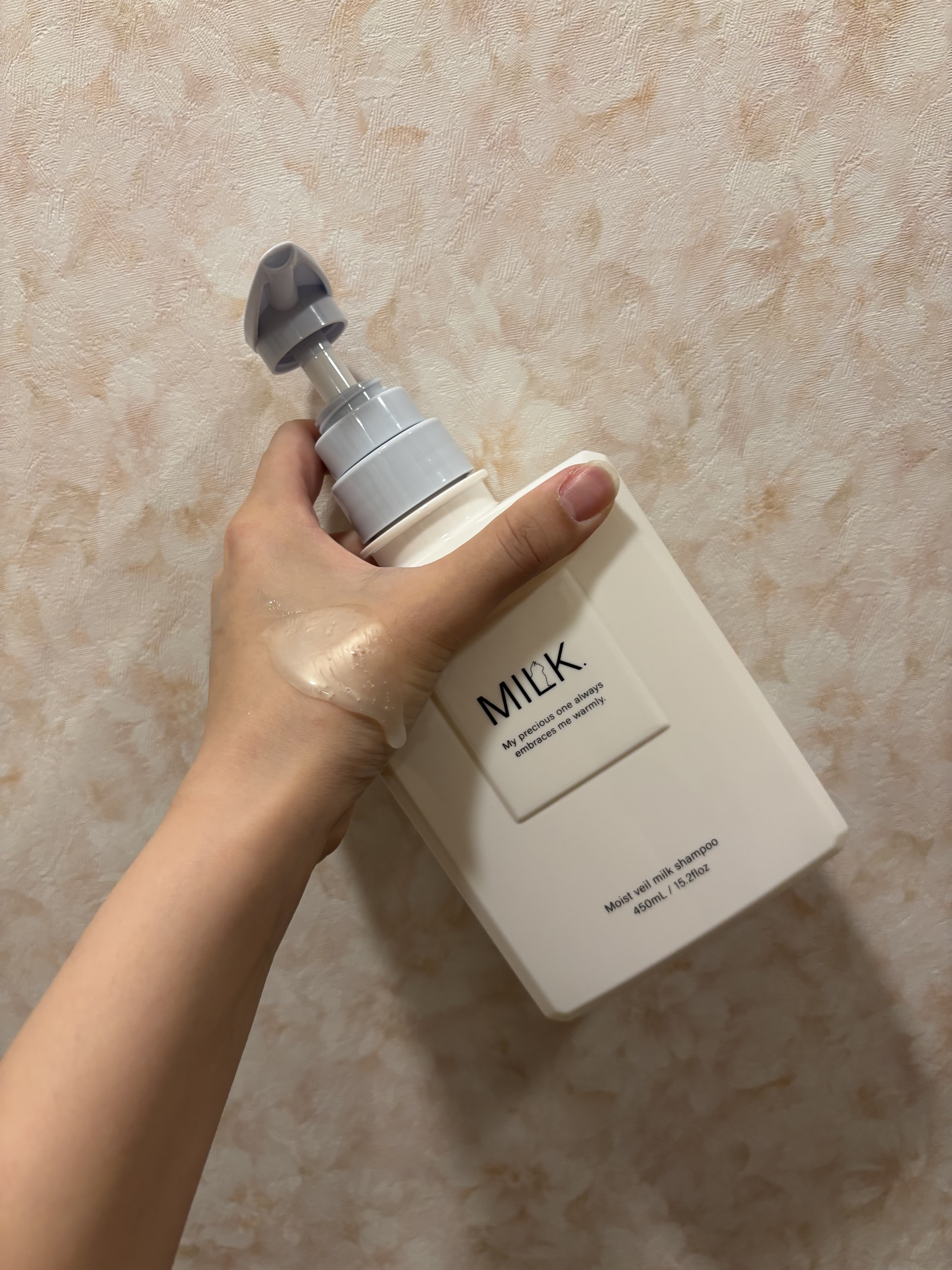 モイストヴェール シャンプー/トリートメント＜無香料＞/MILK./市販シャンプーを使ったクチコミ（2枚目）