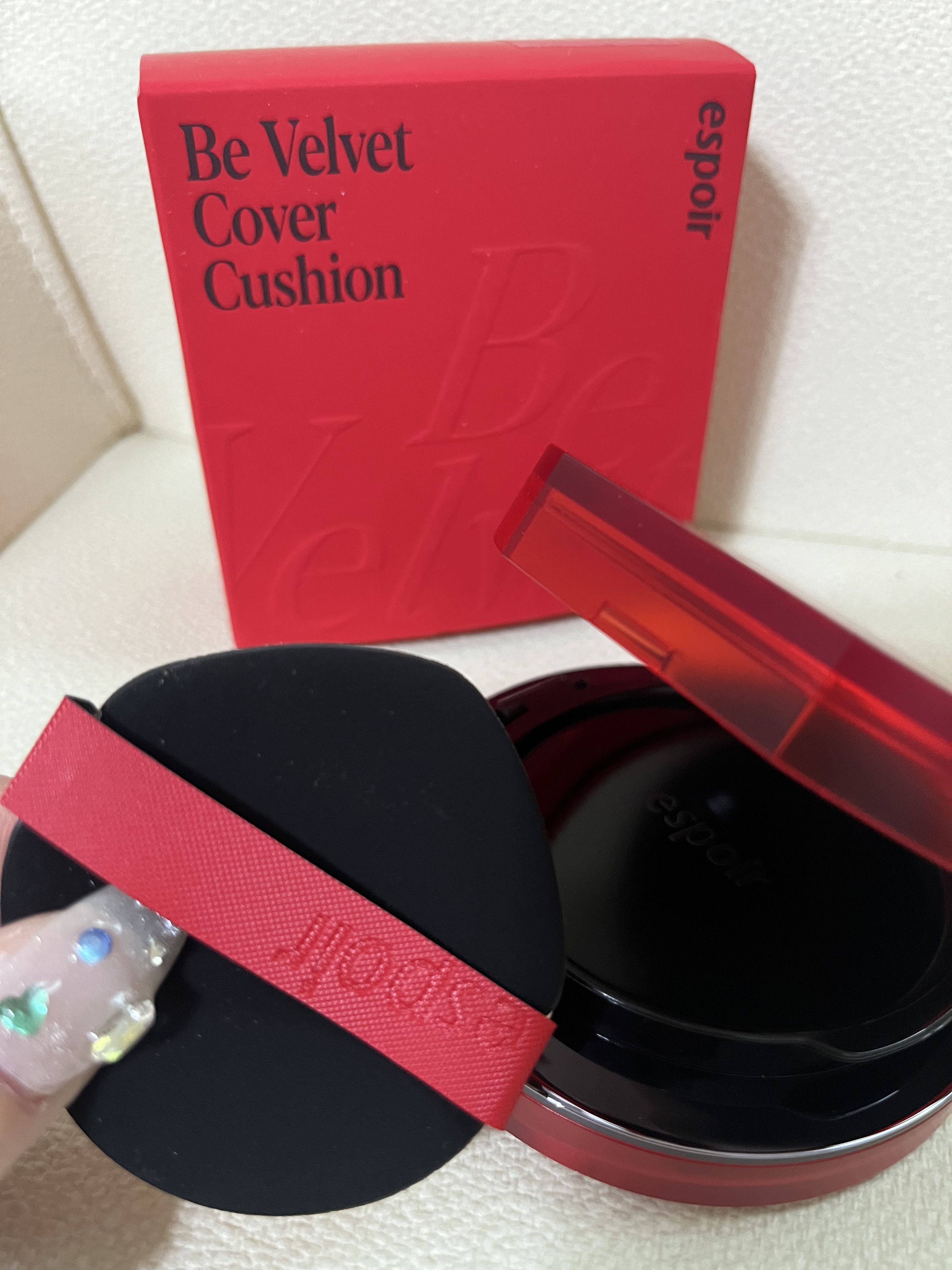 ビーベルベットカバークッション/espoir/クッションファンデーションを使ったクチコミ（2枚目）