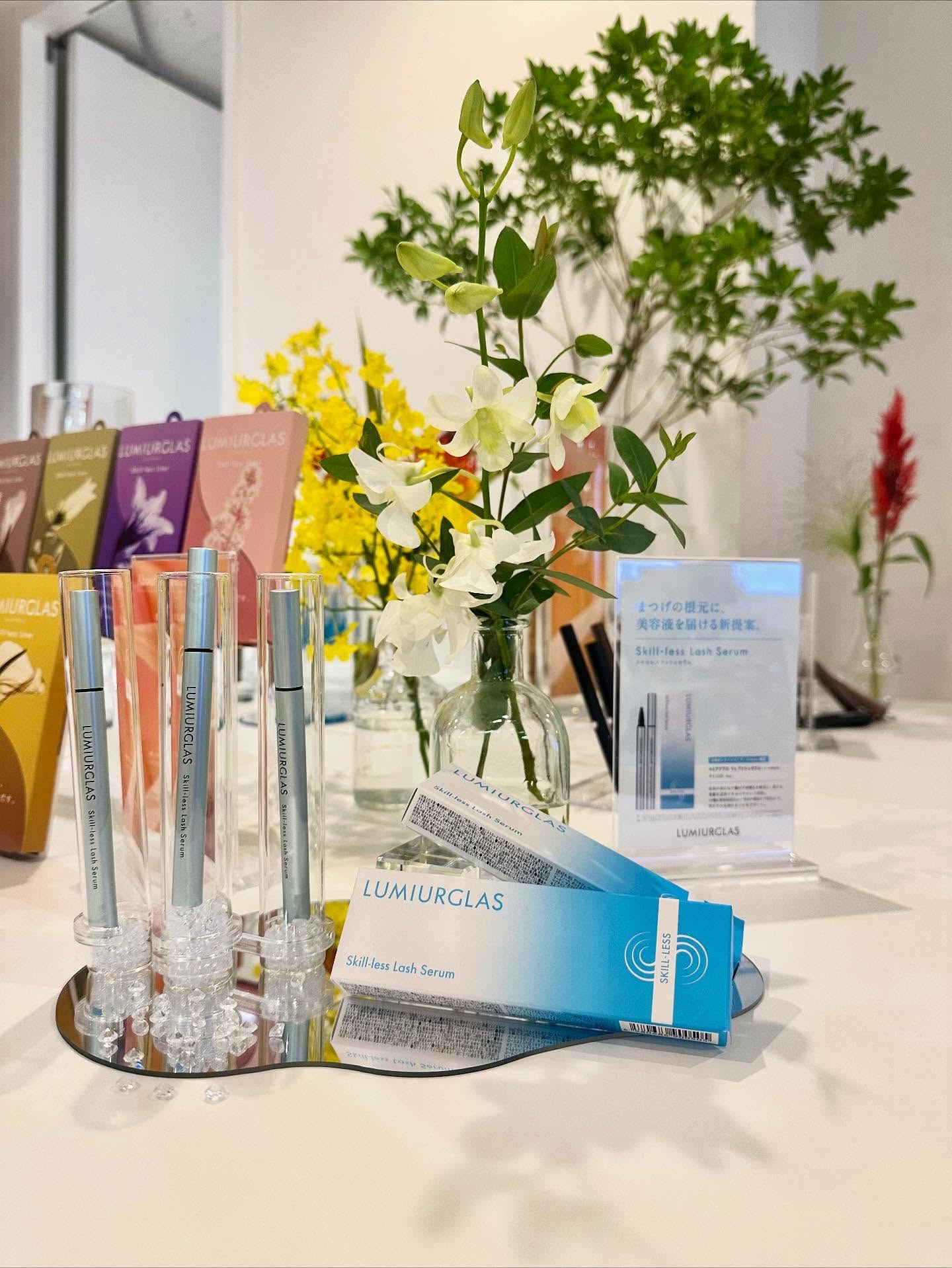 ㊗️まつ毛美容液が10月29日に新発売🥳

先日は「ルミアグラス」さんより
“Glow Up Moment 新商品体験イベント”に
お招きいただきました💝

ルミアグラスには【ルミアグラスプラス（ルミプラ）】
というコミュニティがあり、