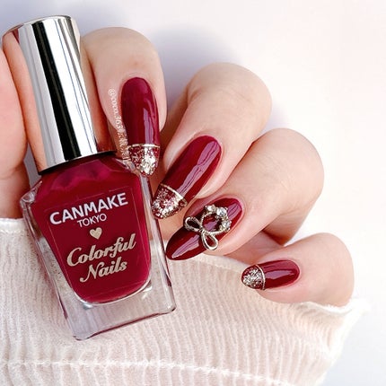 カラフルネイルズ/キャンメイク/マニキュアを使ったクチコミ(3枚目)