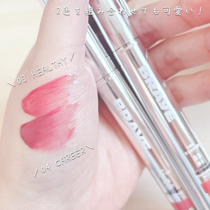 THIN GLOW TINT/BRAYE/口紅を使ったクチコミ(3枚目)