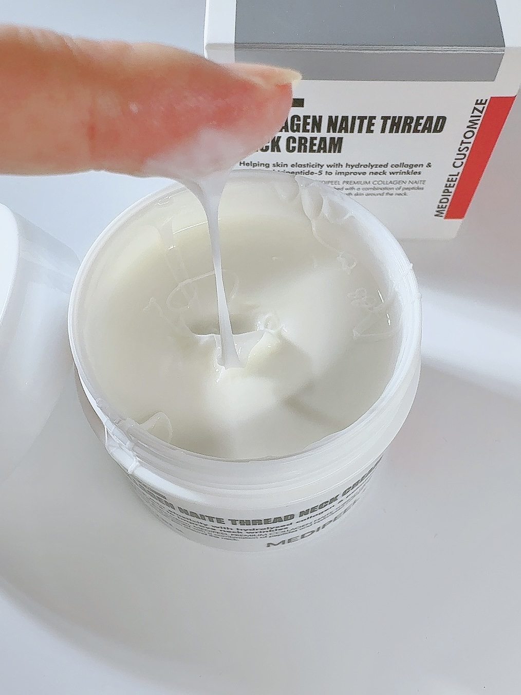 プレミアムナイテ スレッドネッククリーム/MEDIPEEL/ネック・デコルテケアを使ったクチコミ（3枚目）