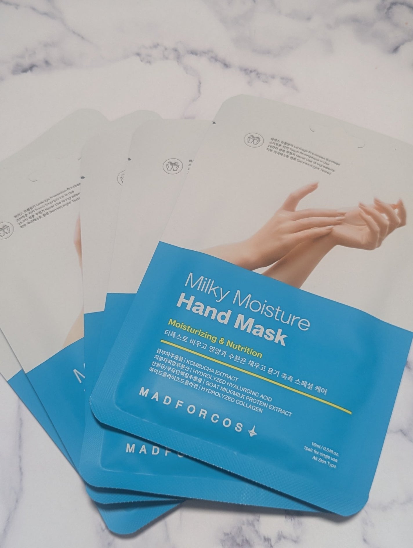 ミルキーモイスチャーハンドマスク/MADFORCOS/ハンドクリームを使ったクチコミ(3枚目)