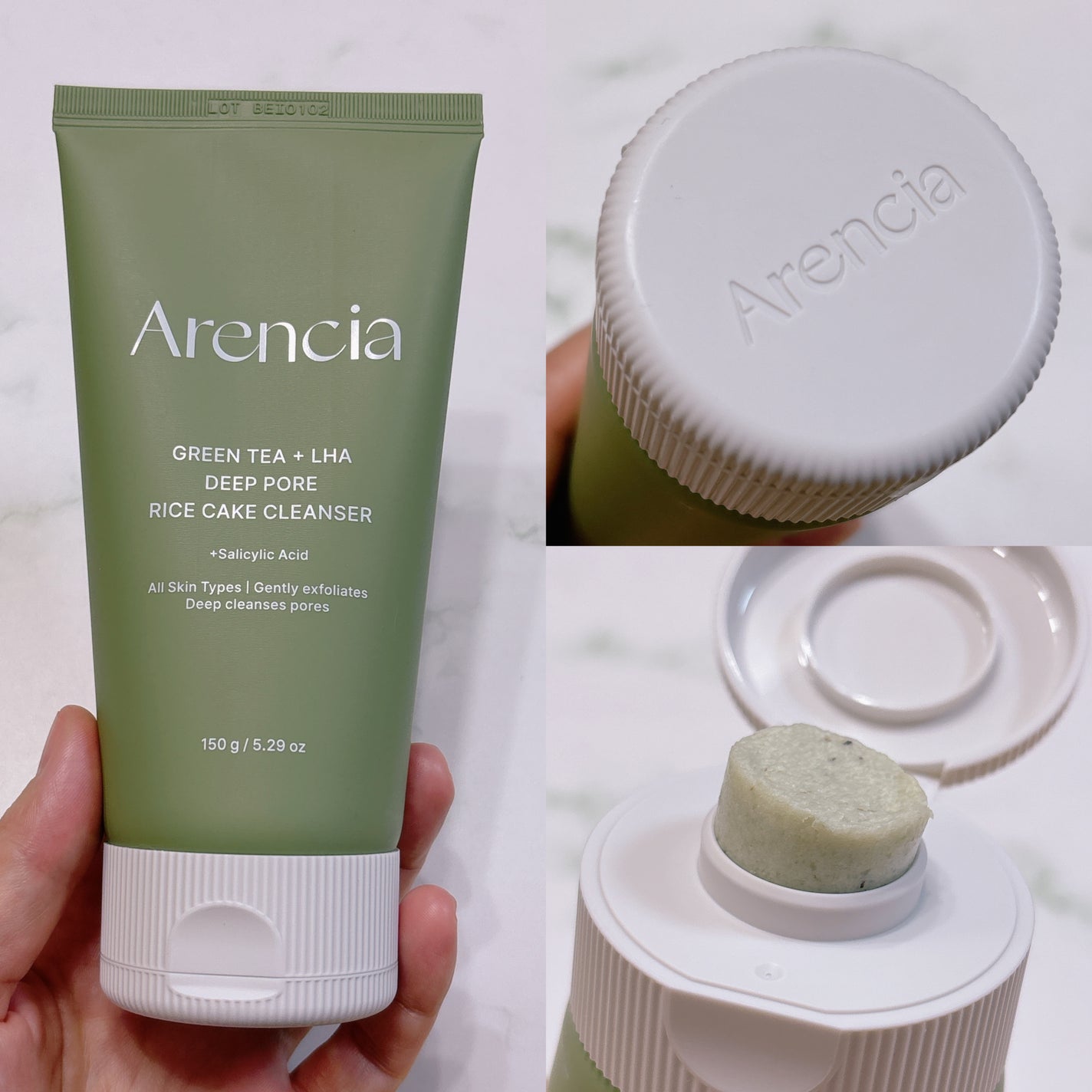 プレミアムもちソープ「グリーンアルティザン」/アレンシア/その他洗顔料を使ったクチコミ(2枚目)