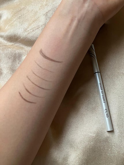 シャープ ソ シンプル ウォータープルーフ ペンシル ライナー/CLIO/ペンシルアイライナーを使ったクチコミ(3枚目)